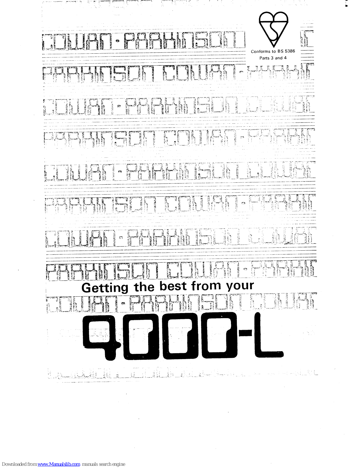 Parkinson Cowan 4000-L User Manual