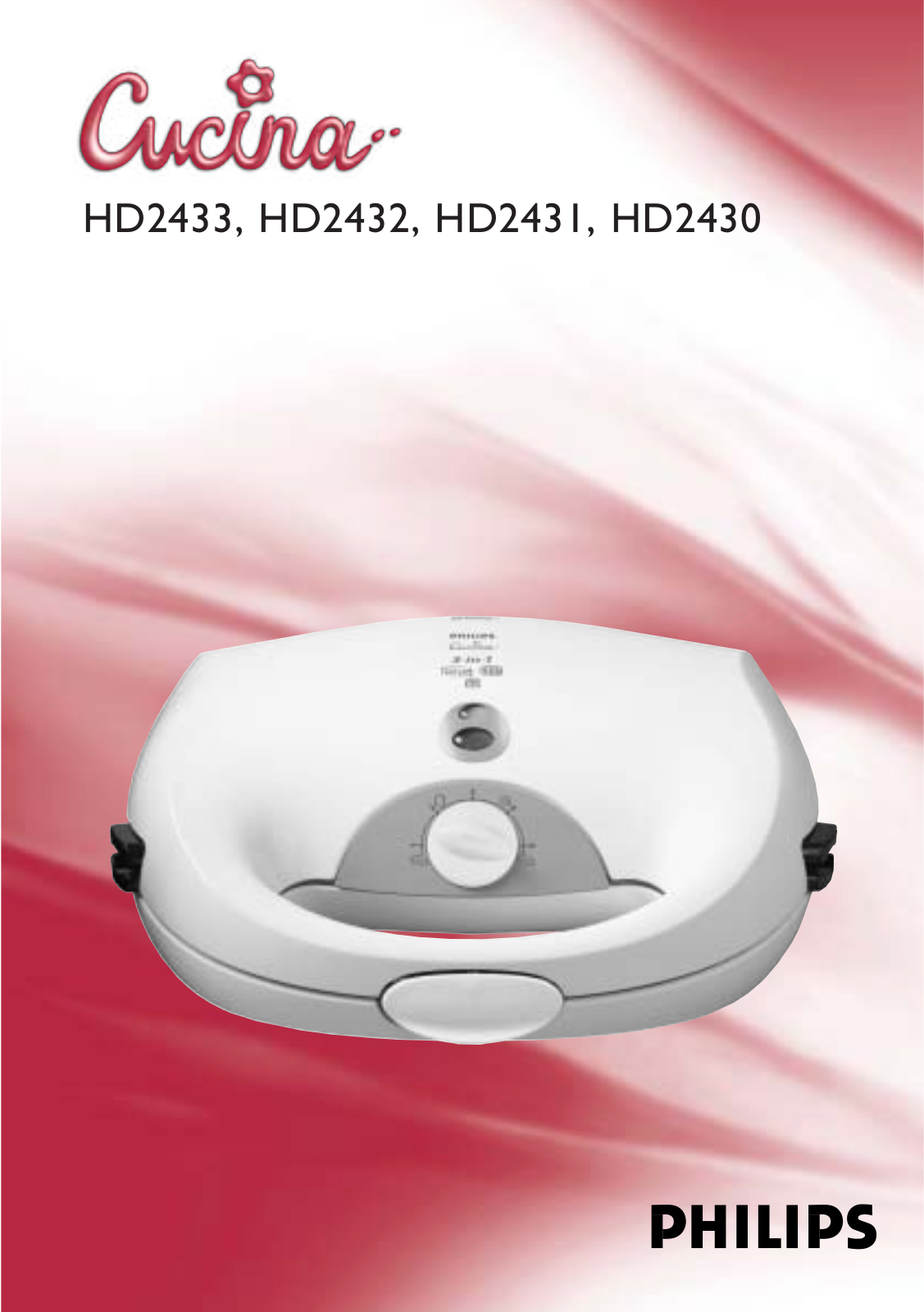 Philips HD2431/80, HD2430/80 User Manual