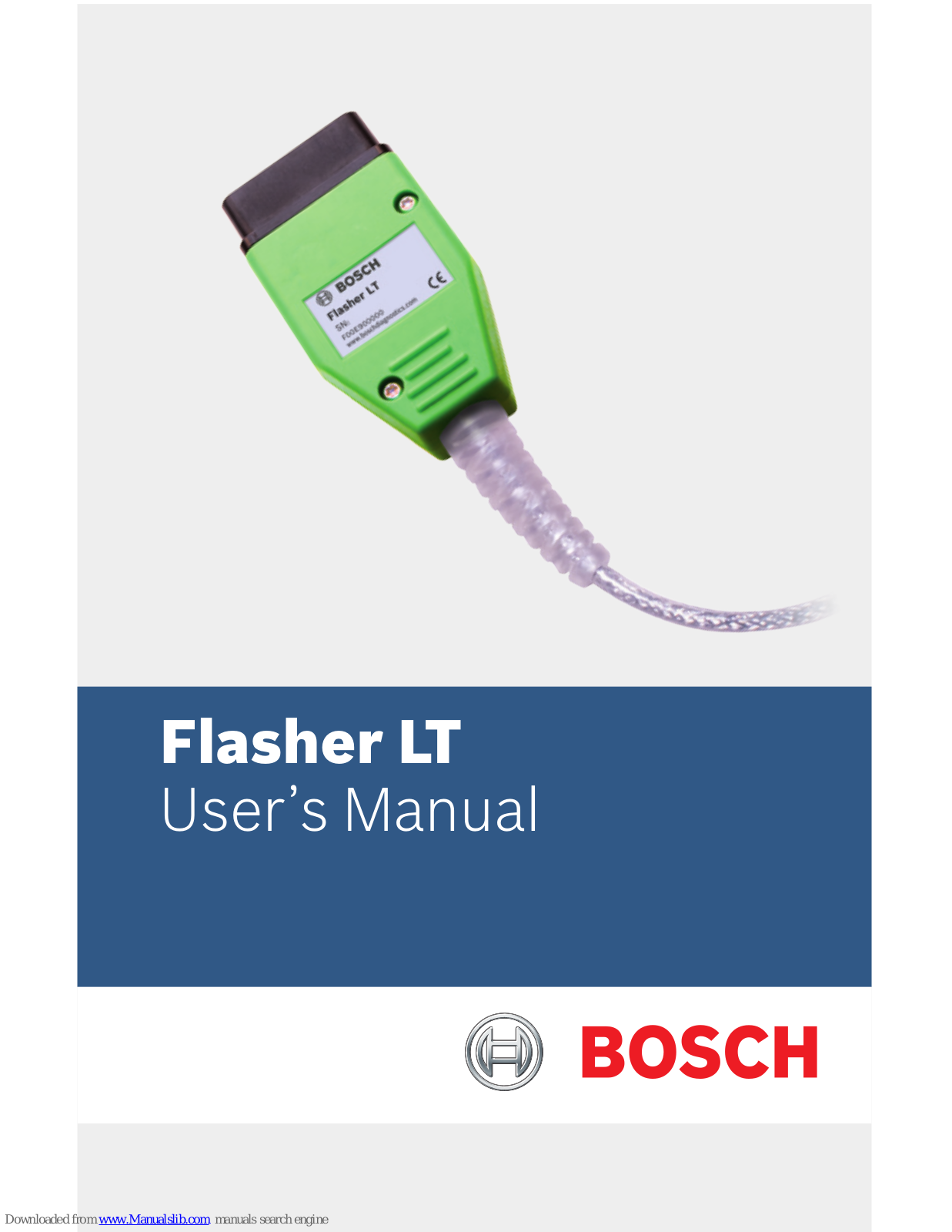 Bosch Flasher LT User Manual