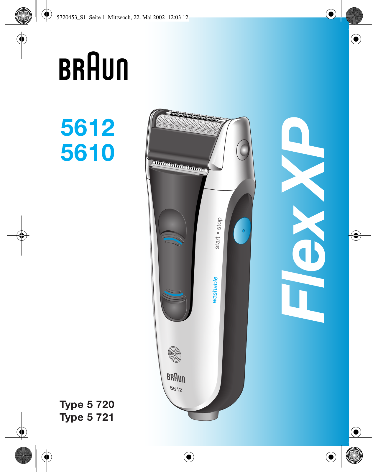 Braun FLEX XP, 5610 User Manual