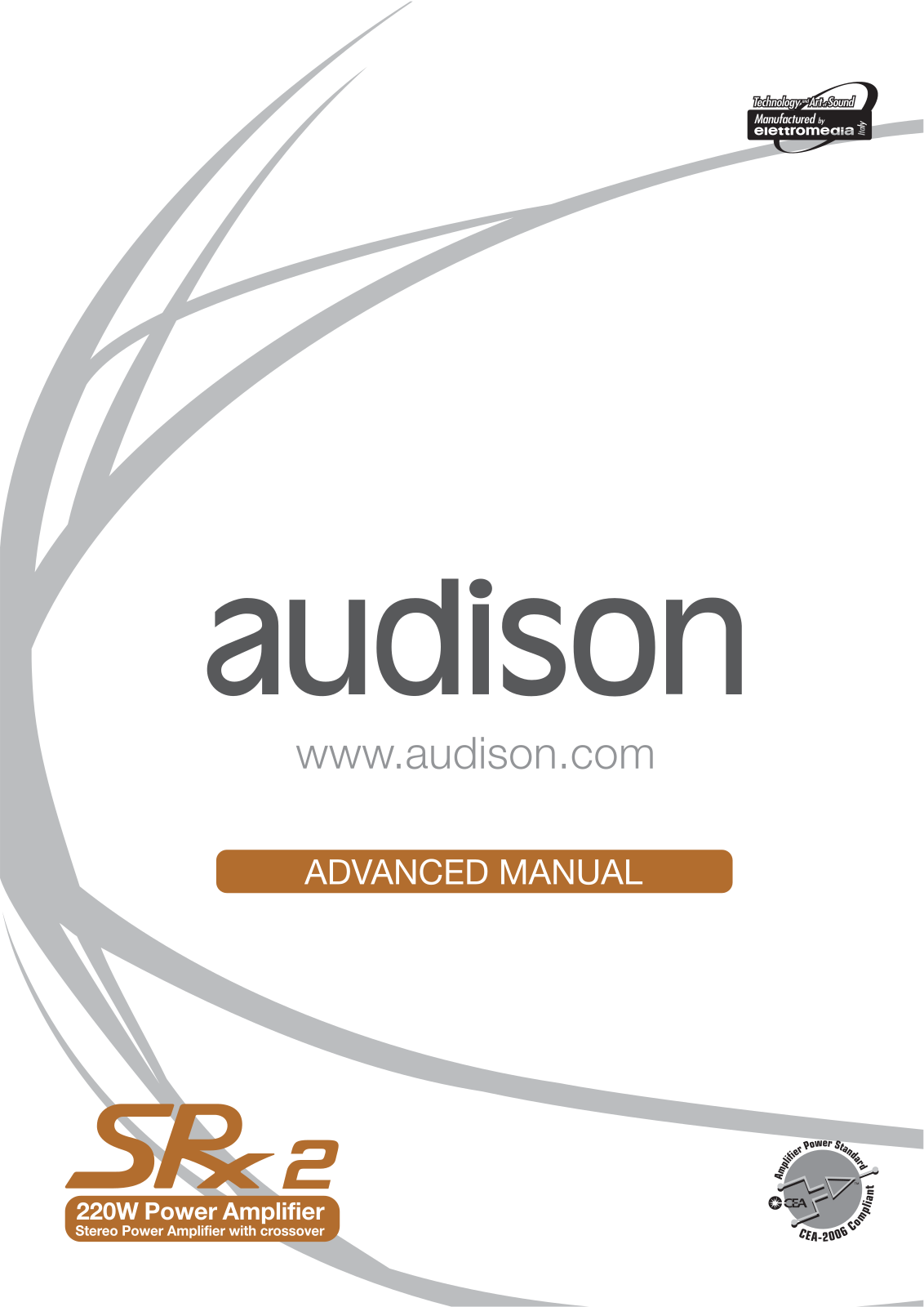 Audison SRX 2 User Manual