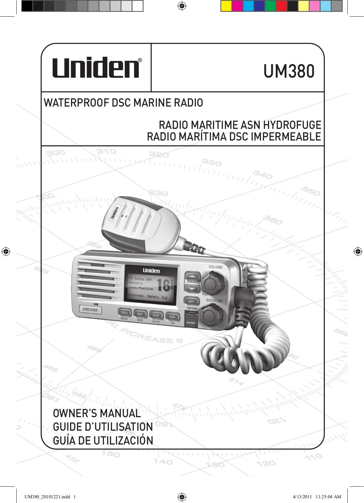 Uniden UM380 User Manual