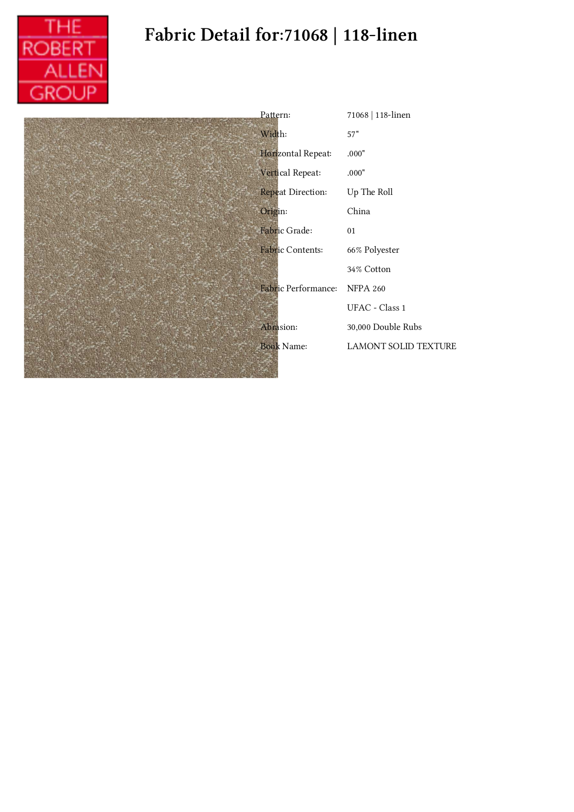 Duralee CRAL4278 Specifications - ManualMachine.com