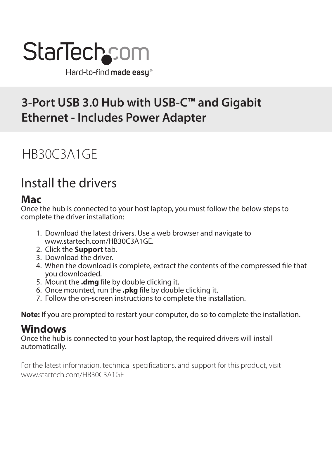 arTech HB30C3A1GE operation manual