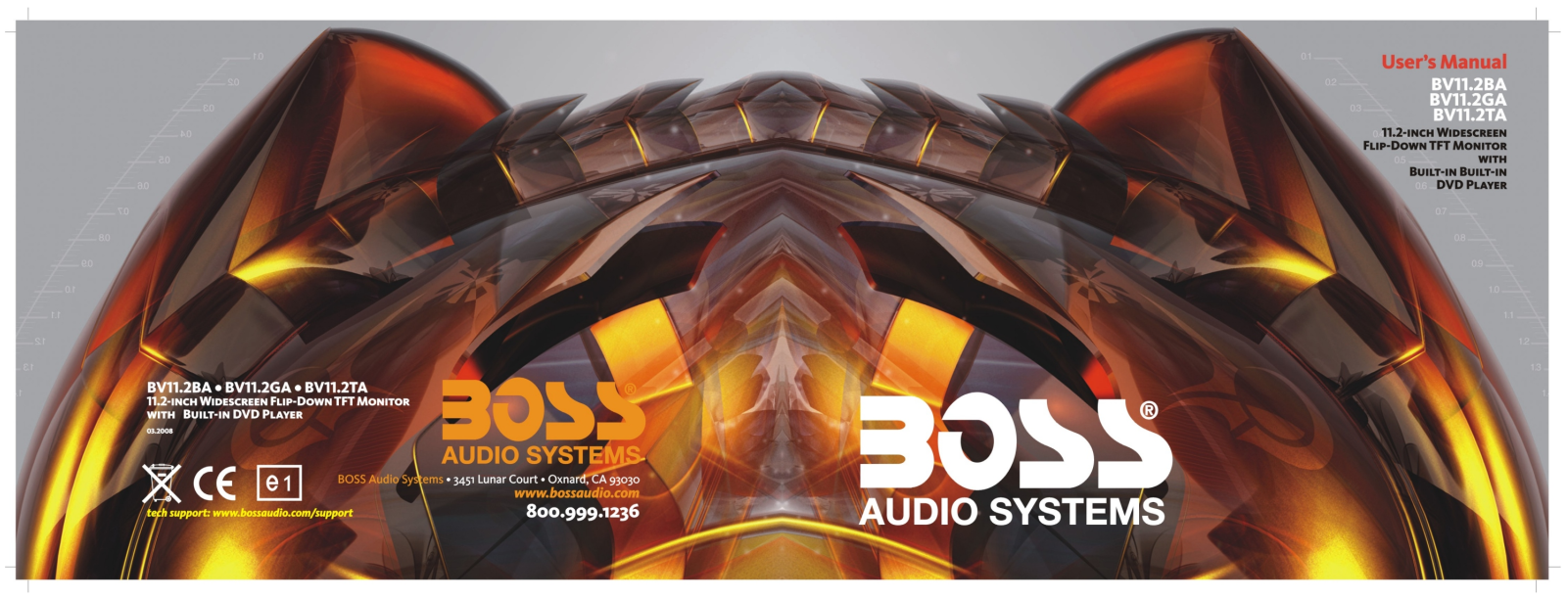 Boss BV11.2GA, BV11.2TA User Manual