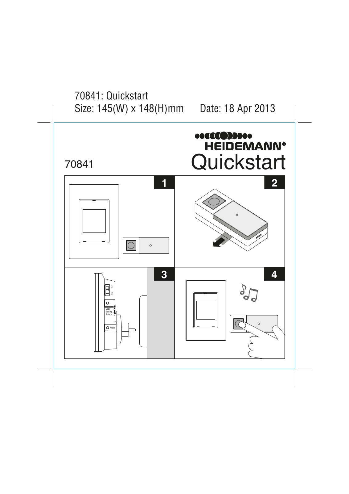 Heidemann 70841 User guide