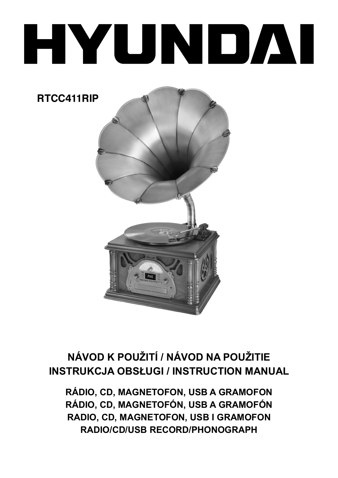 Hyundai RTCC 411 RIP User Manual