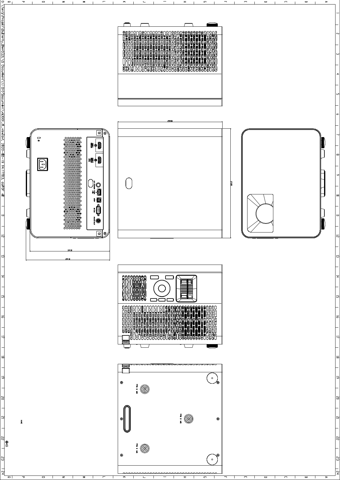 Benq X1300i CAD