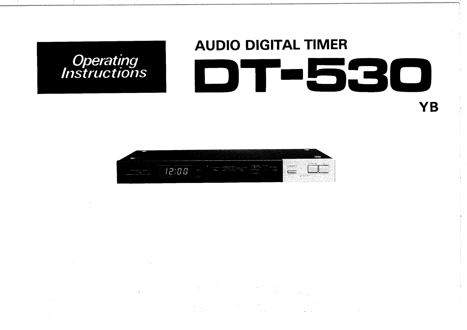 Pioneer DT-530 User Manual