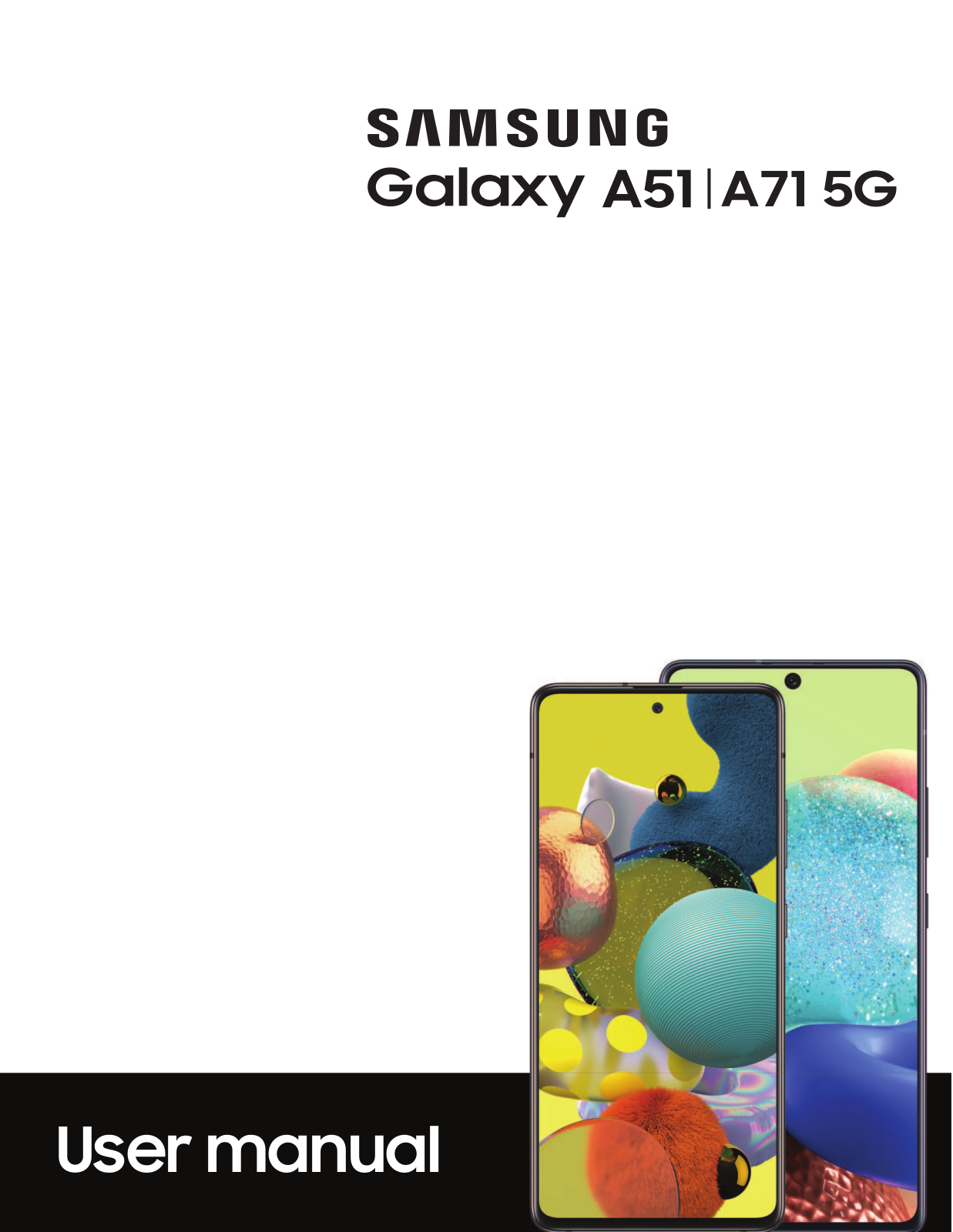 Samsung Galaxy A51 5G, Galaxy A71 5G User Manual