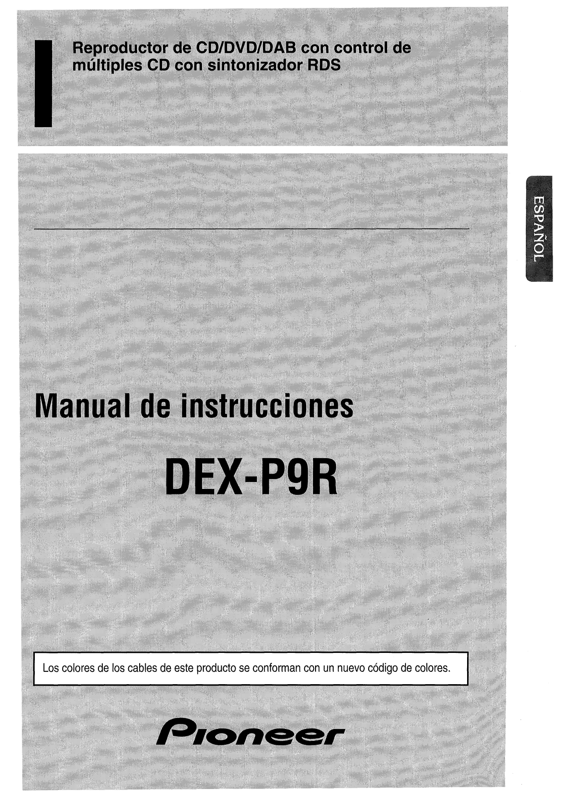 Pioneer DEX-P9R User manual