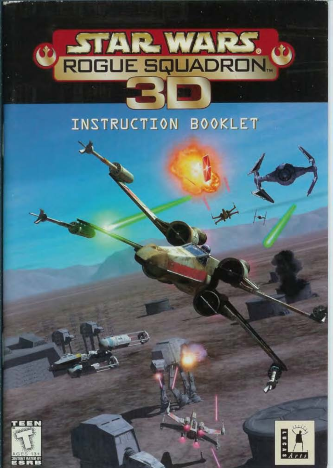 Games PC STAR WARS-ROGUE SQUADRON 3D User Manual