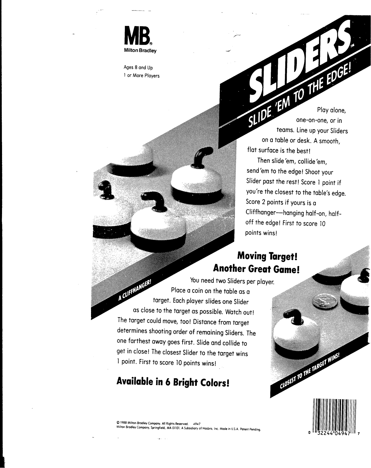 Hasbro SLIDERS User Manual