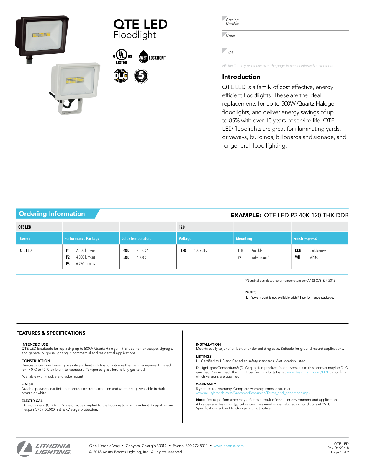 Lithonia Lighting KBMF1043 Specifications - ManualMachine.com