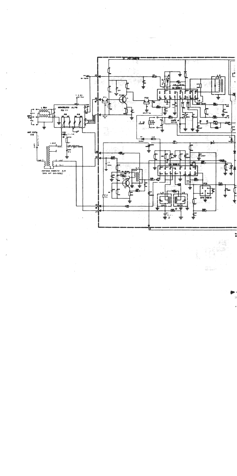 Gradiente M8 Monobloco ALPS Schematic