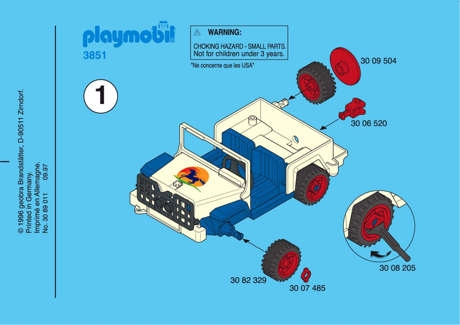 Playmobil 3851 Instructions