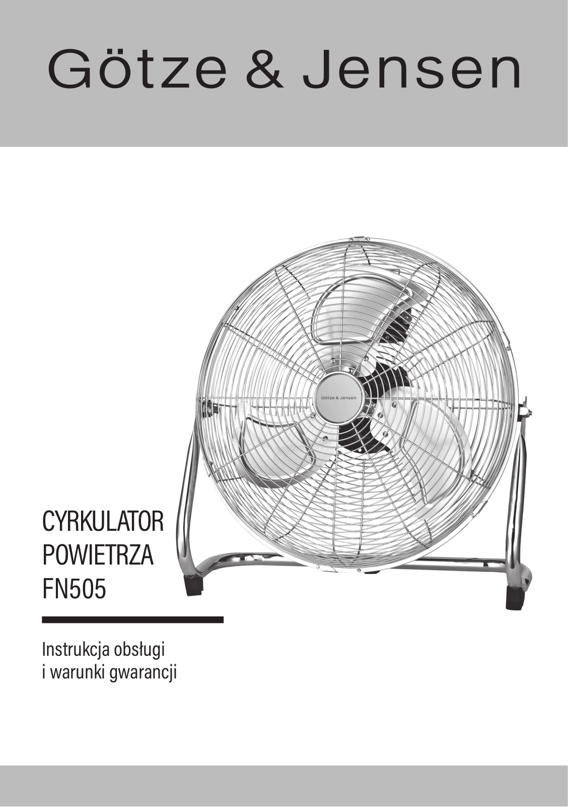 GOTZE & JENSEN FN505 User guide - ManualMachine.com