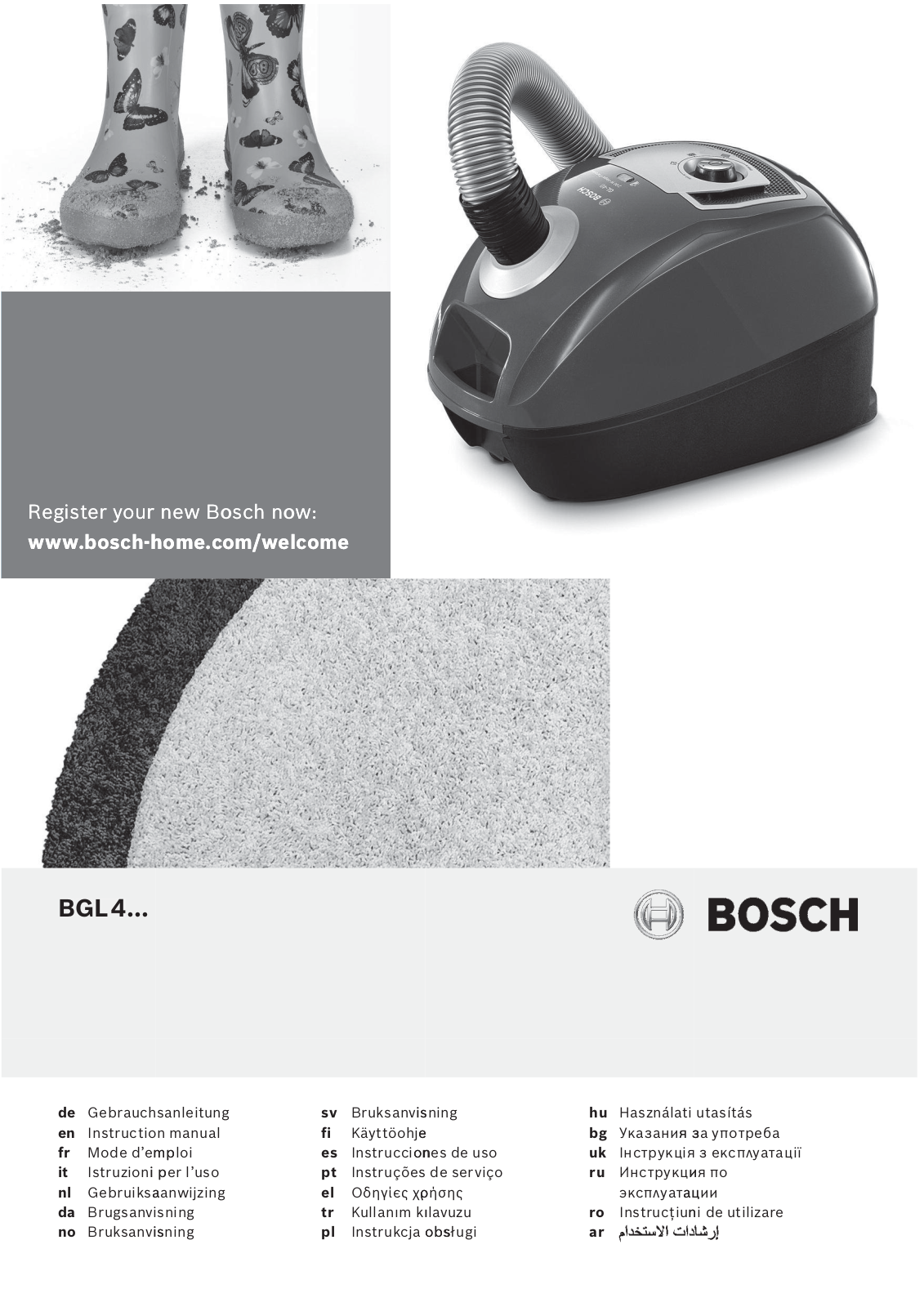 Bosch BGL4PROFAM, BGL4ZOOO User Manual