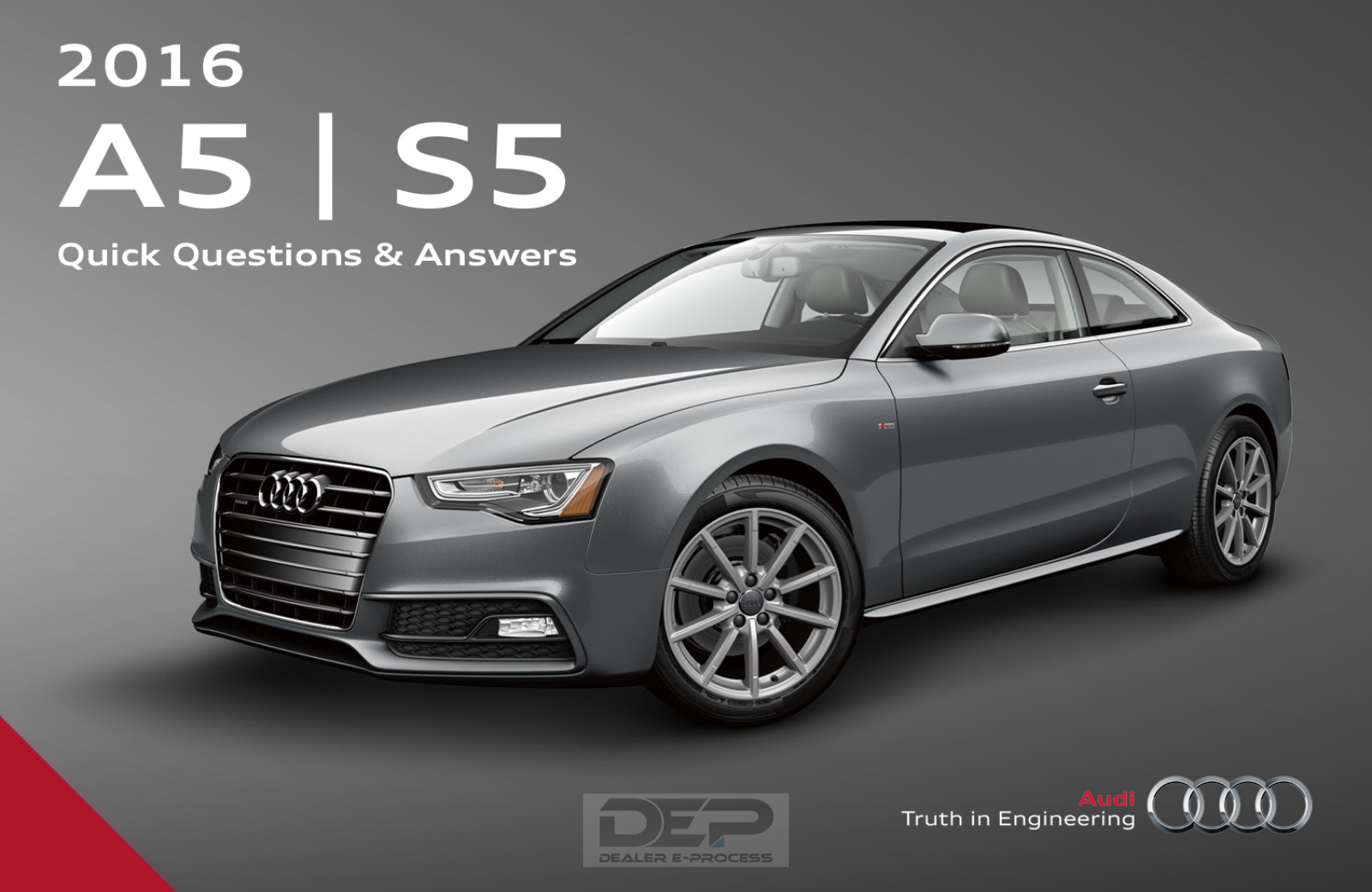 Audi A5 2016 Owner's Manual