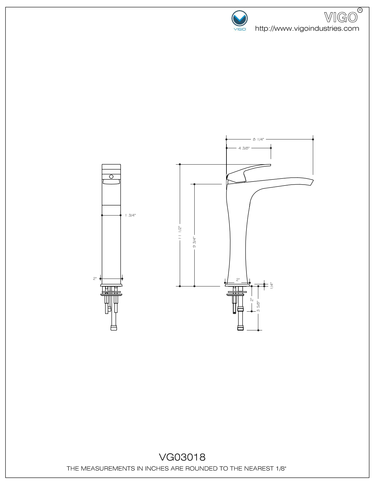 Vigo VG03018CH User Manual