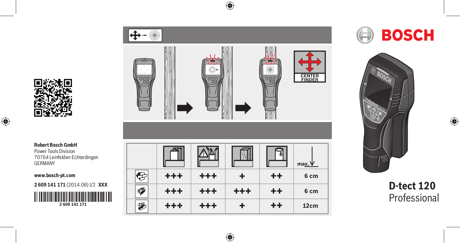 Bosch 20 tect-D User manual