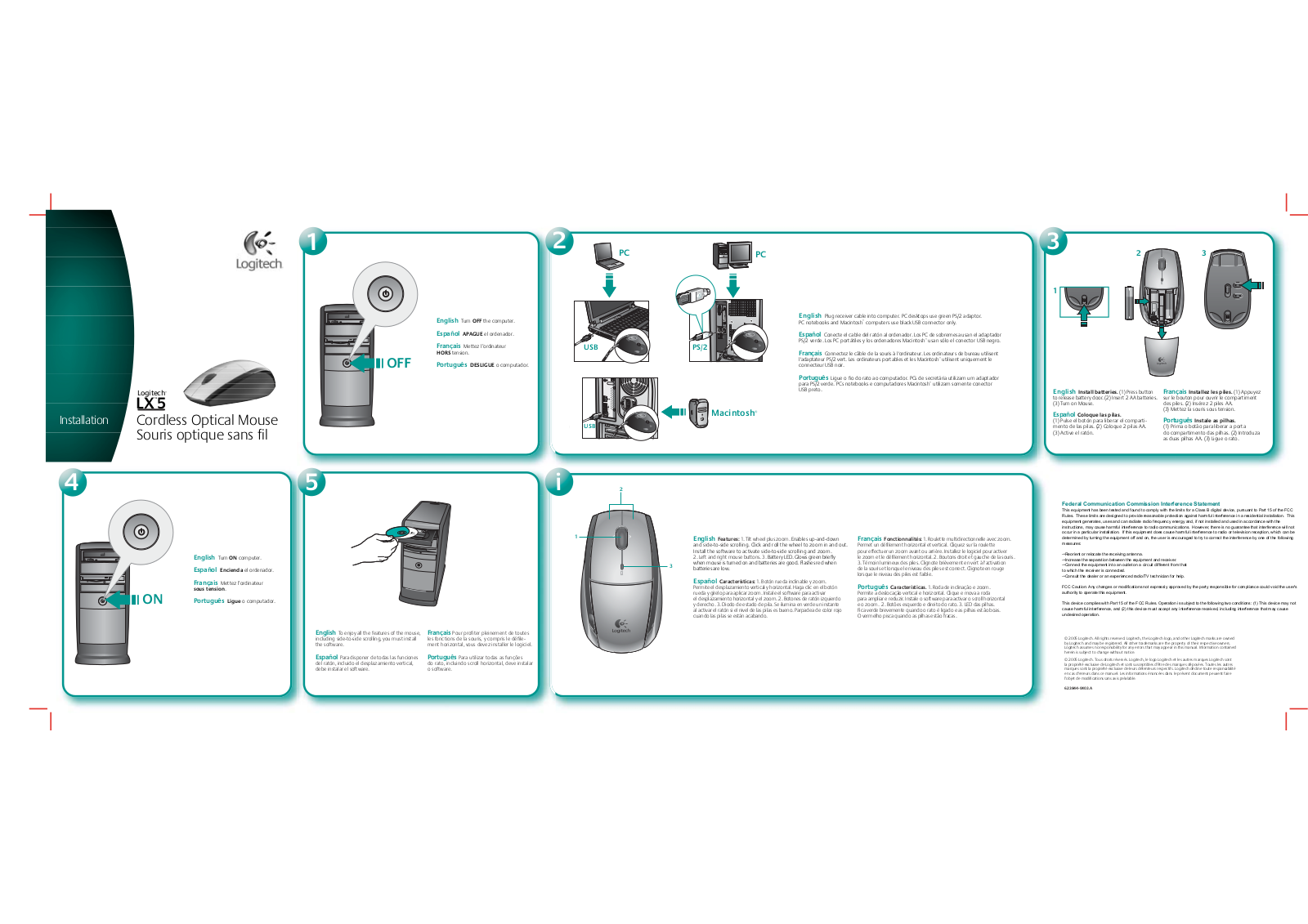 Logitech Far East 202023 User Manual