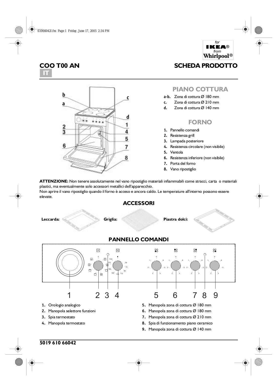 Whirlpool COO T00 AN User Manual