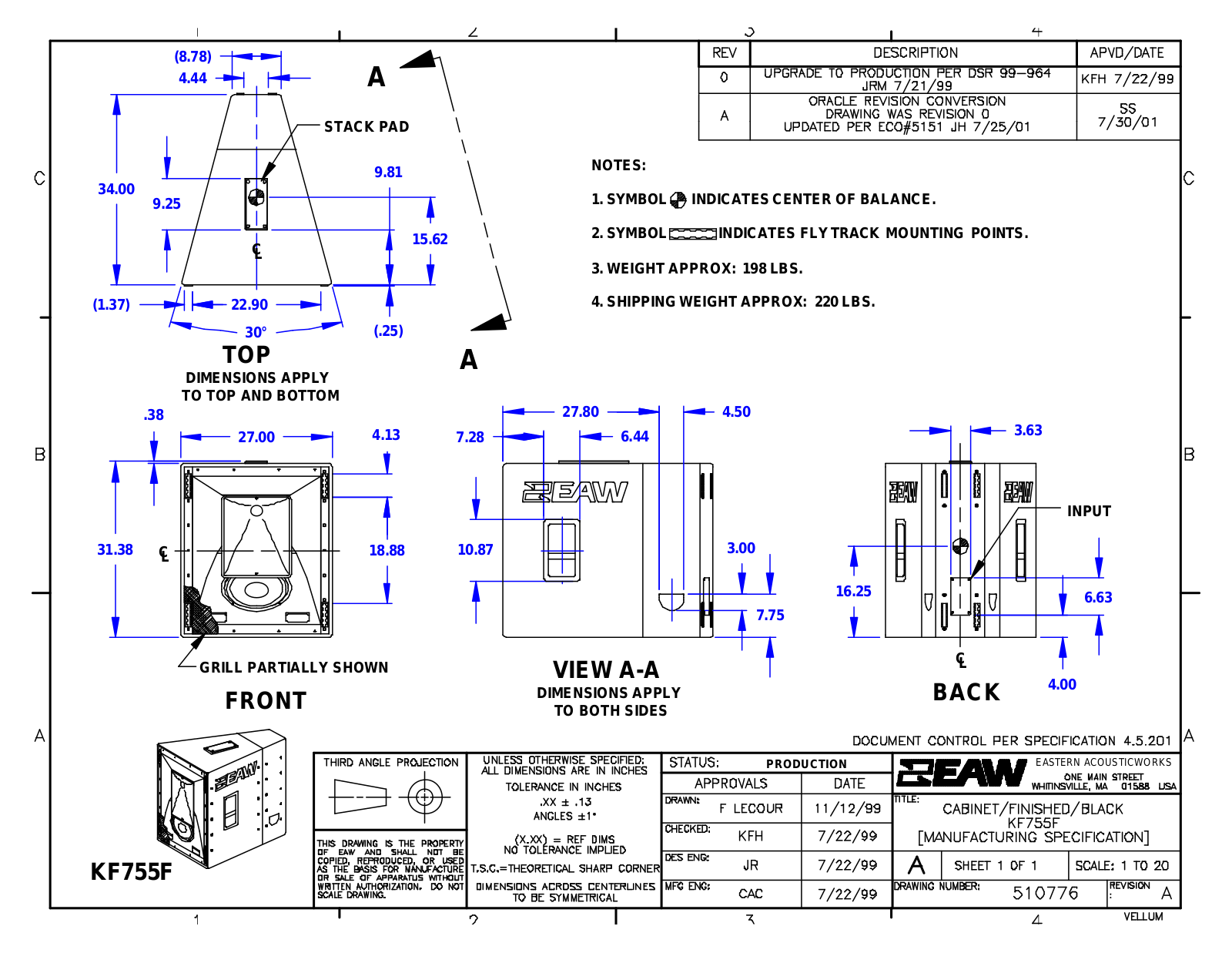 Panasonic KF755F Shematics