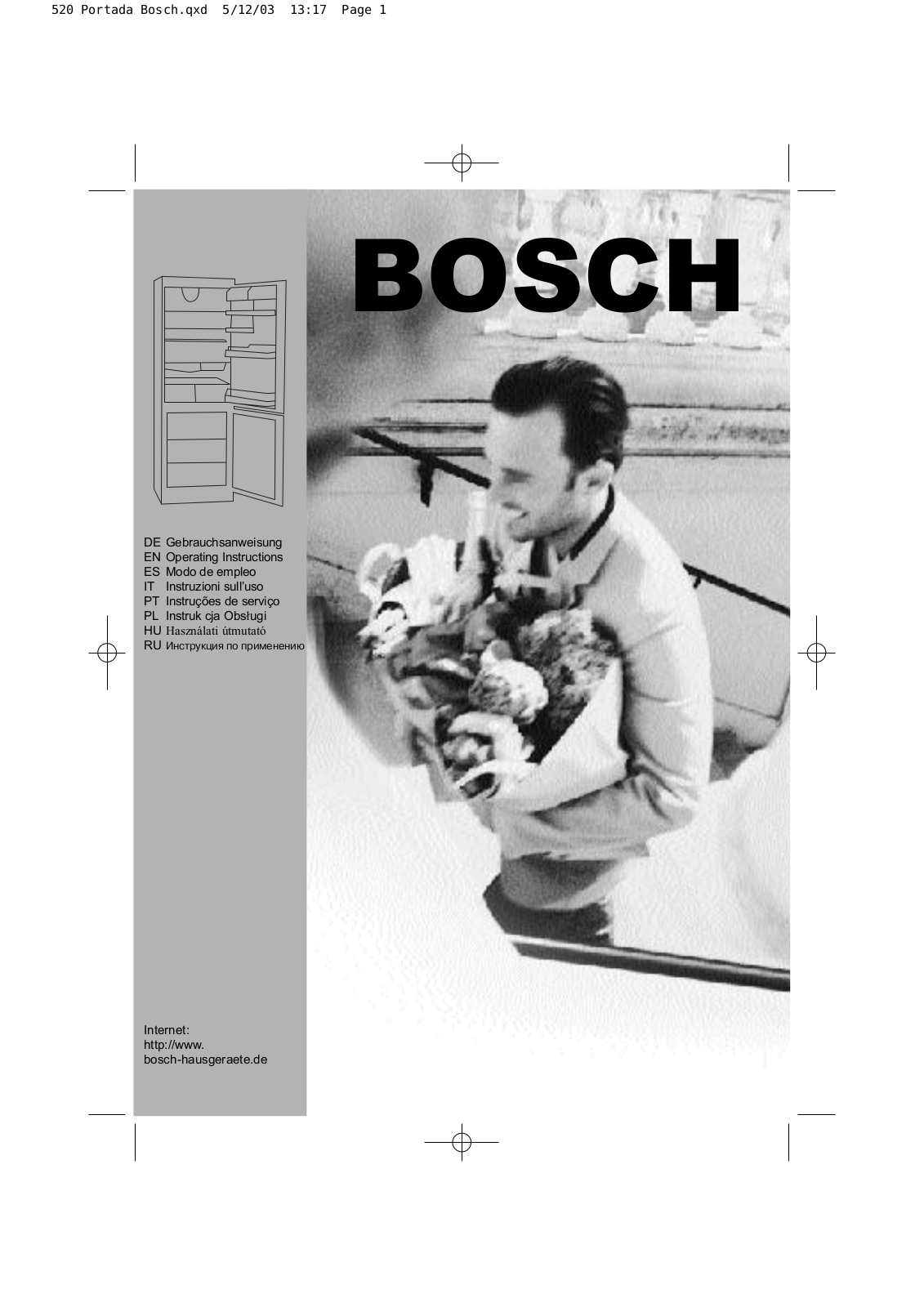 Bosch KGS37340 User Manual
