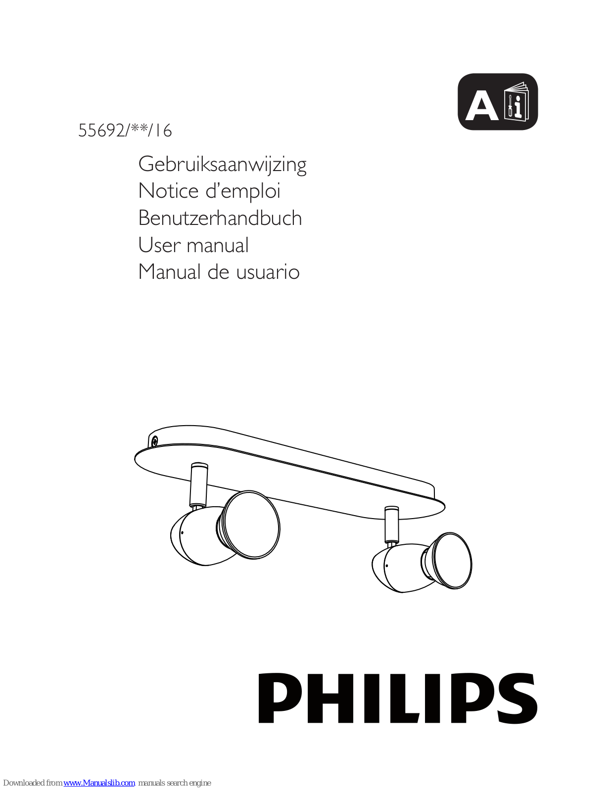 Philips 55692-17-16, 55692/**/16 User Manual - ManualMachine.com