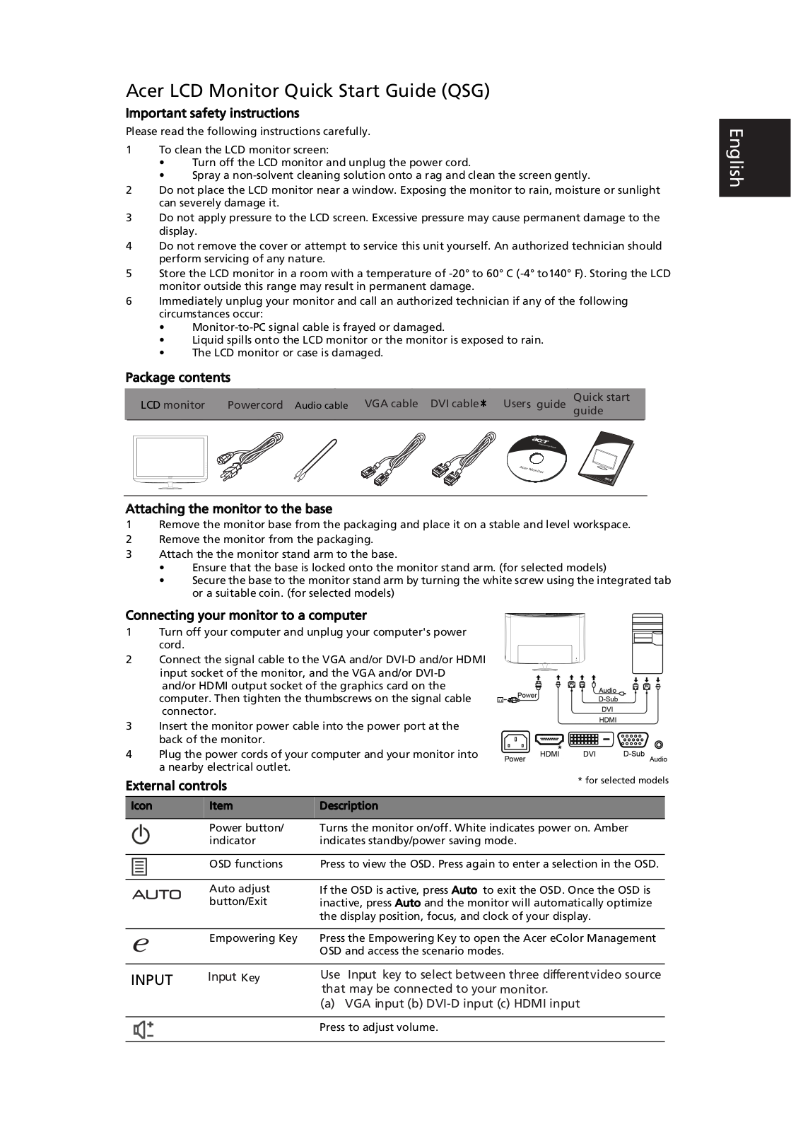 Acer H235H User Manual