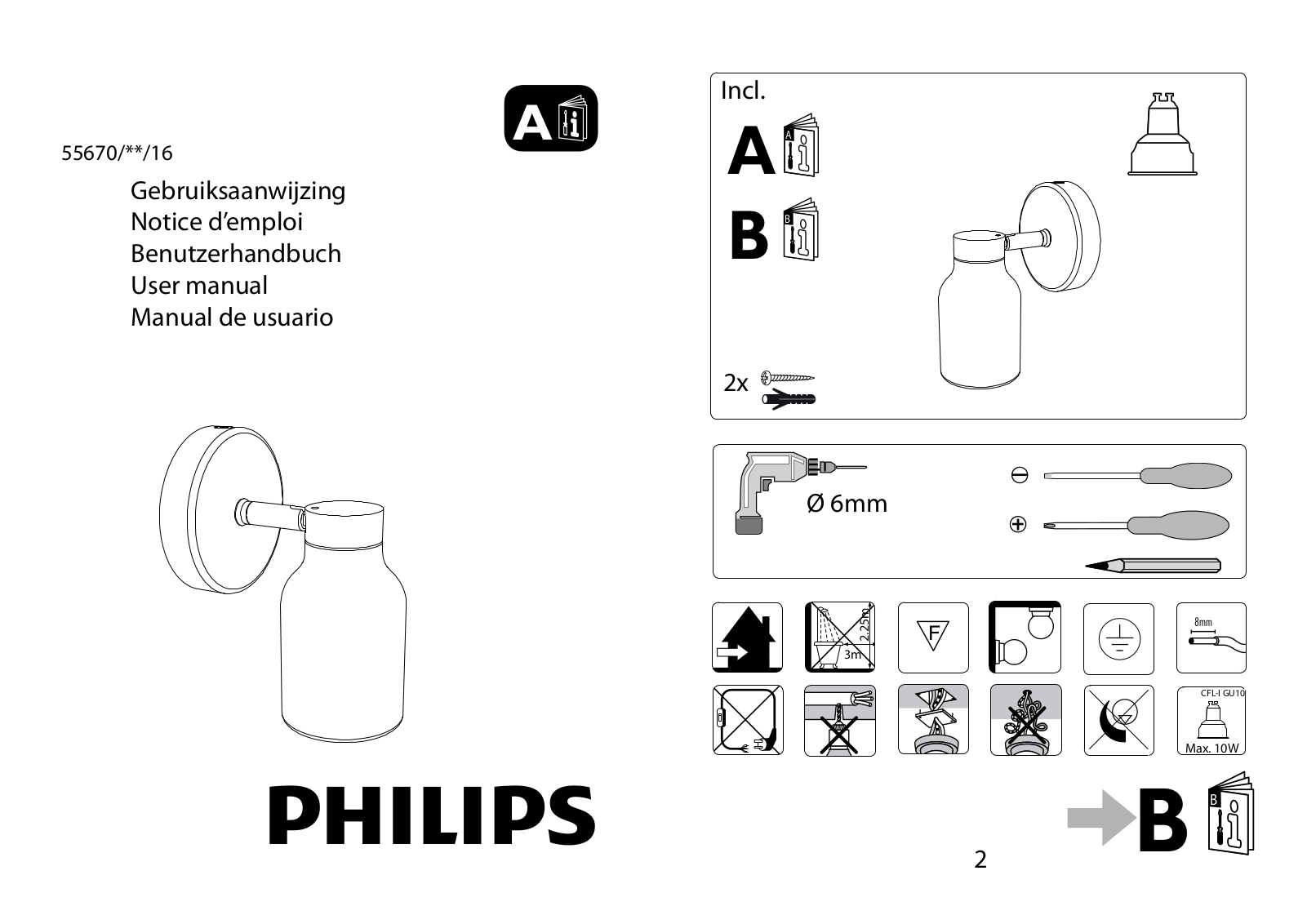 Philips 55670-17-16, 55670-31-16 User Manual