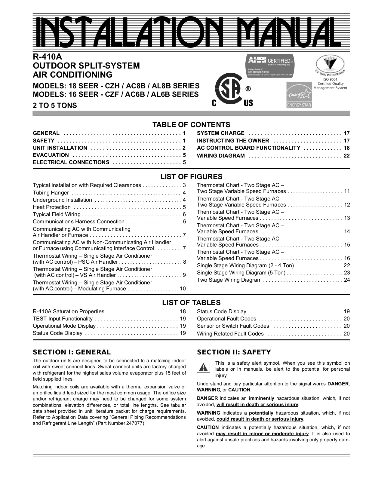 Thermo Pride XT 16 SEER User Manual