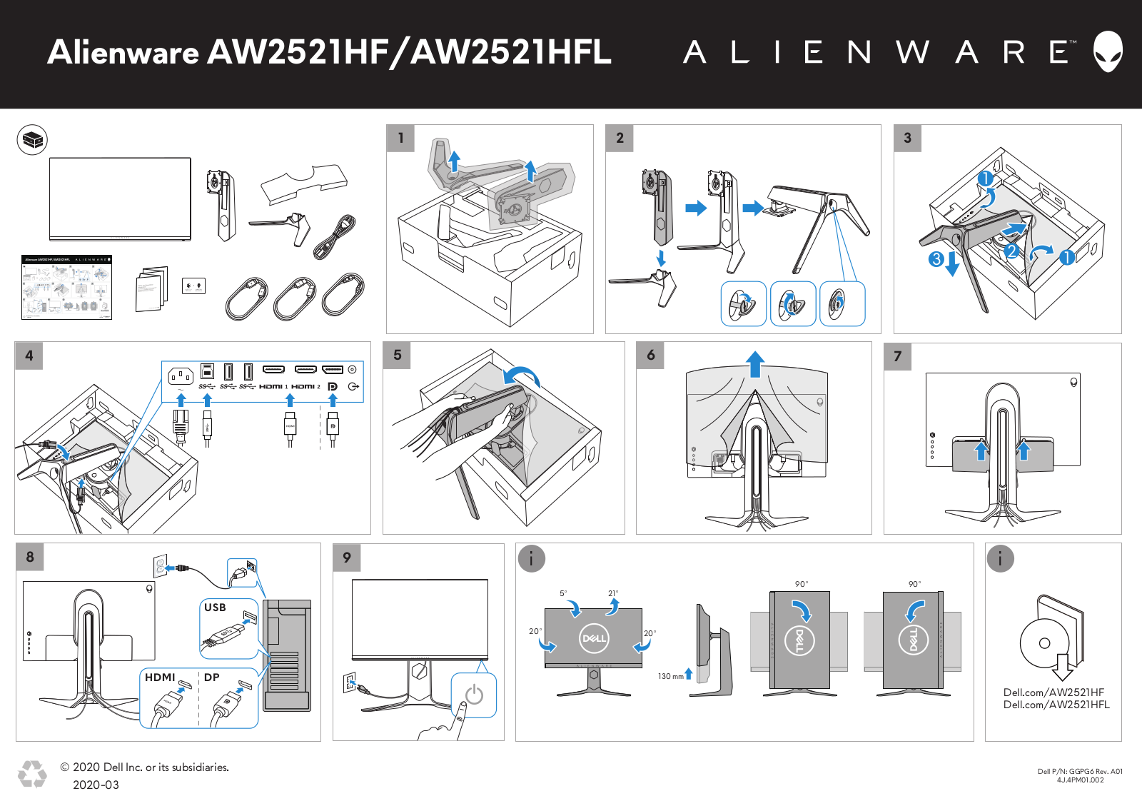 Dell AW2521HF User Manual