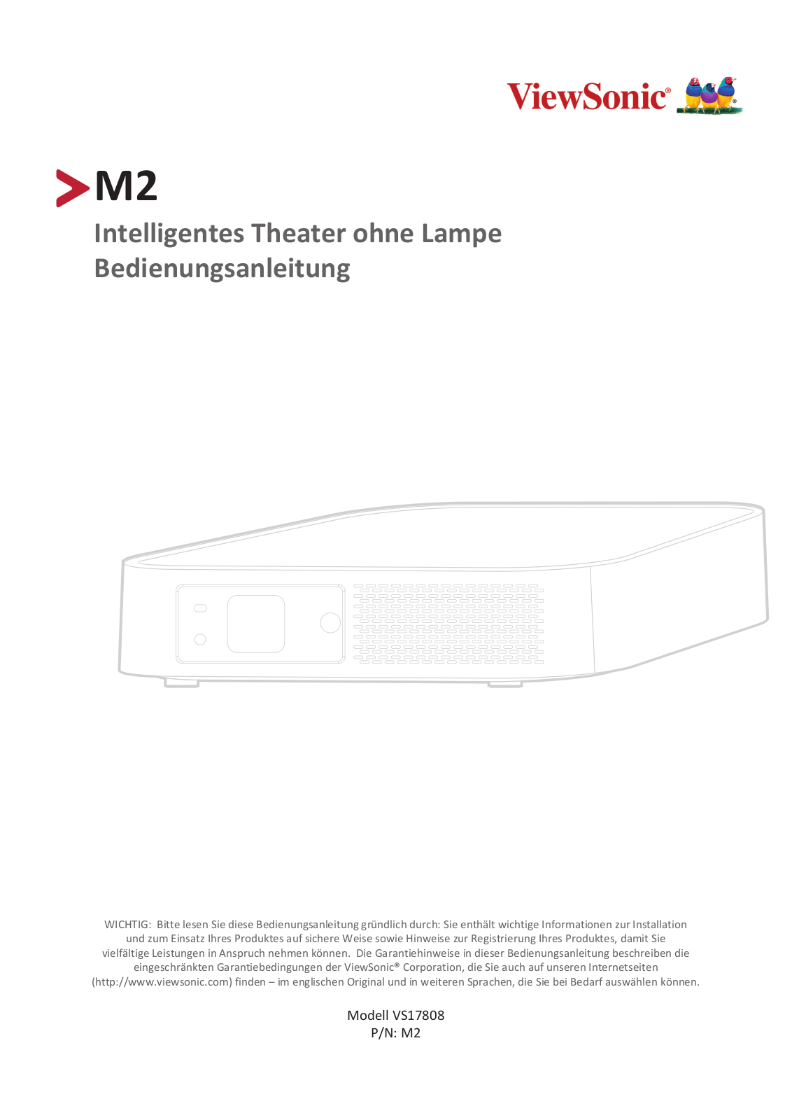 ViewSonic M2 User Manual