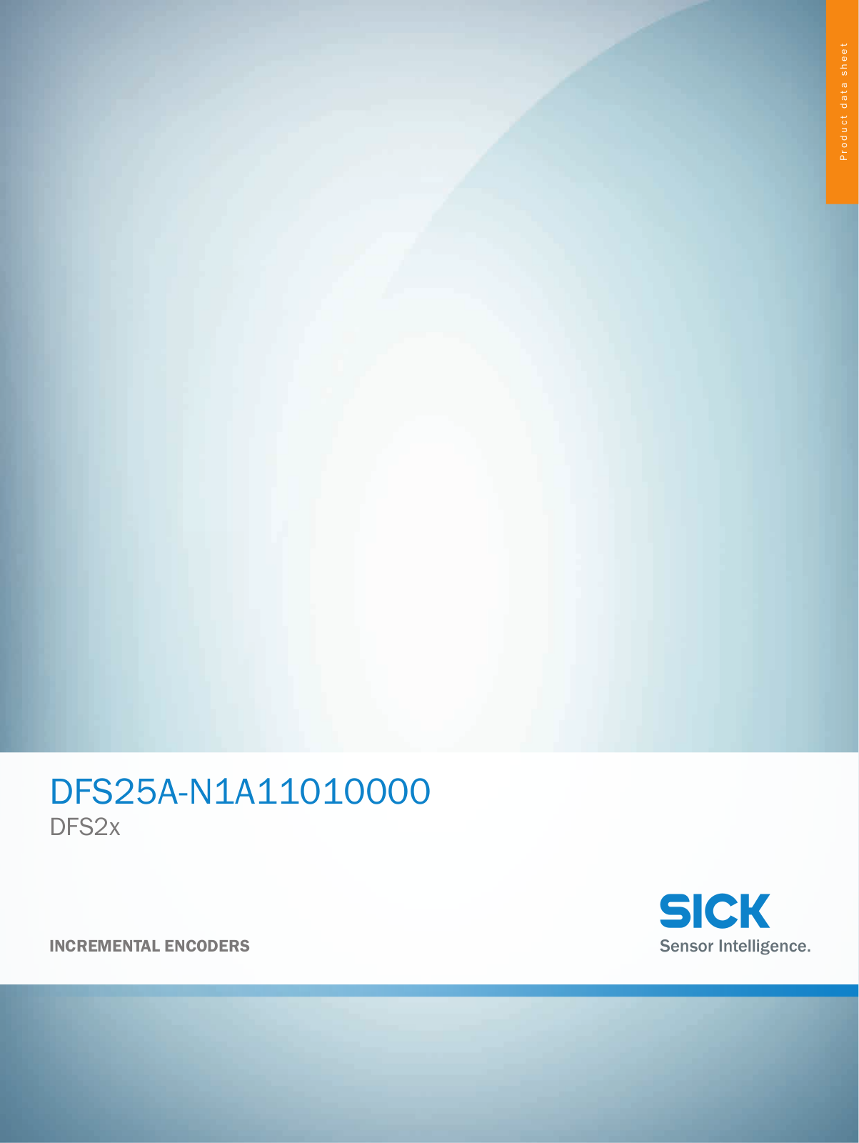 Sick DFS25A-N1A11010000 Data Sheet