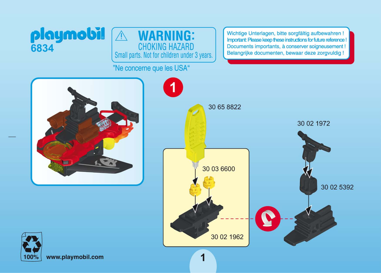 Playmobil 6834 Instructions