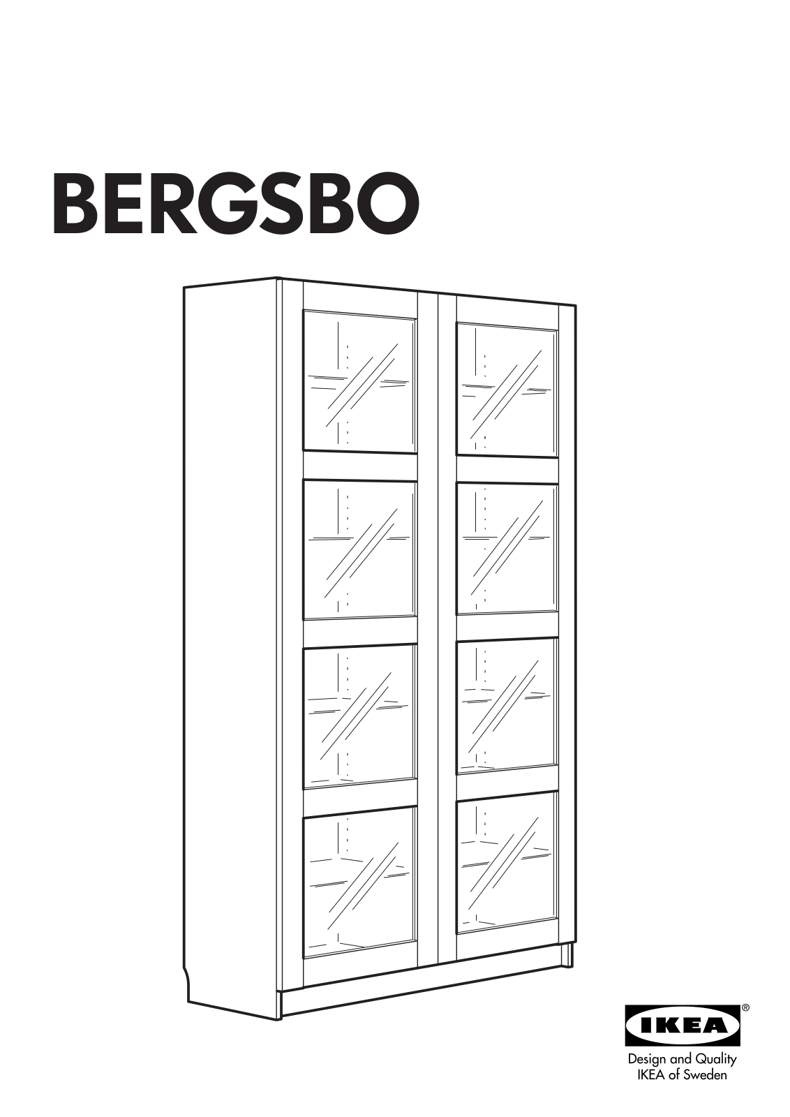 IKEA BERGSBO User Manual