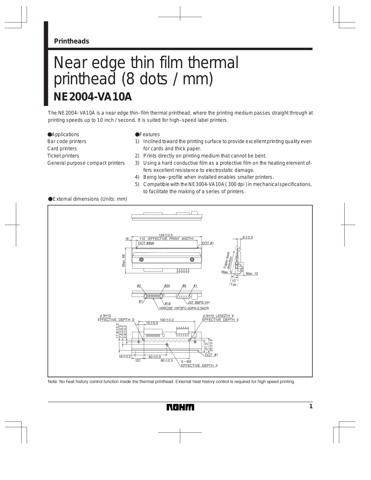 ROHM NE2004-VA10A Datasheet