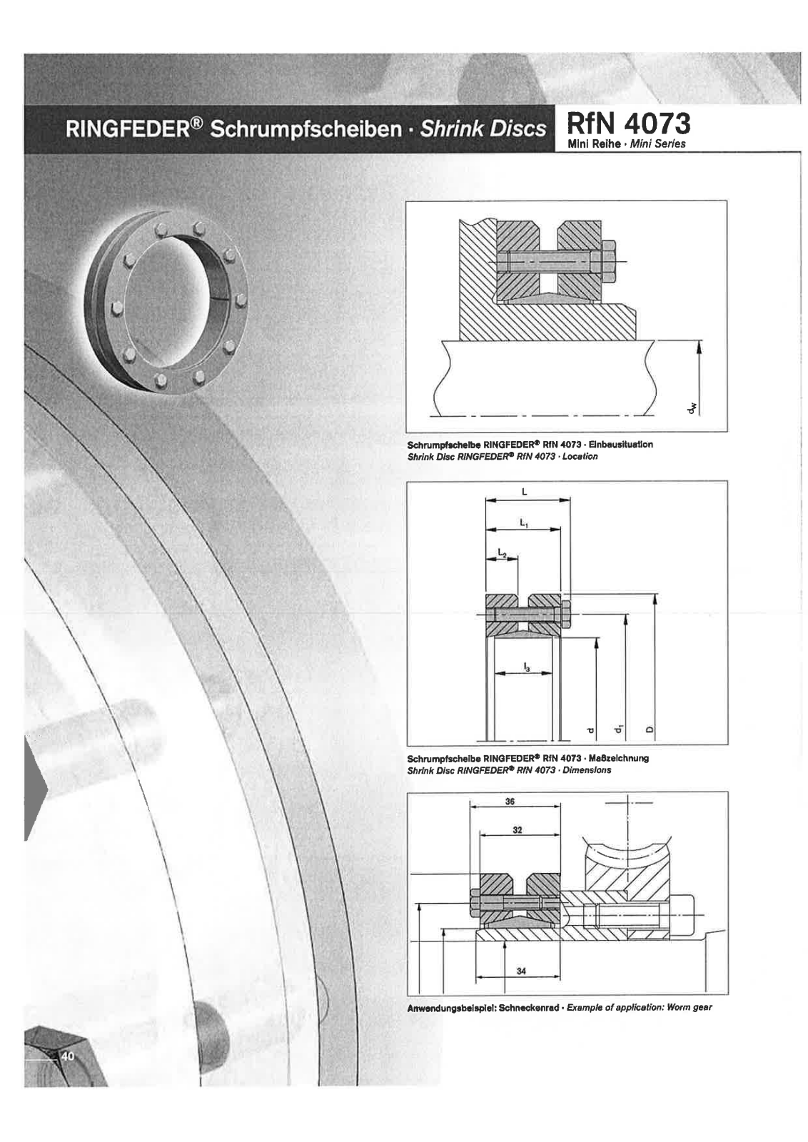 Datasheet RfN 4073 Datasheet (Ringfeder) - ManualMachine.com