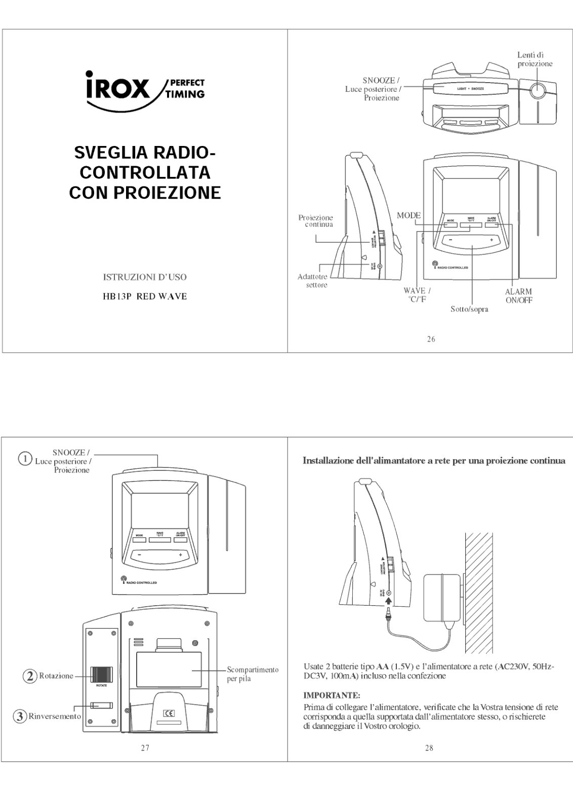 Irox RED WAVE User Manual