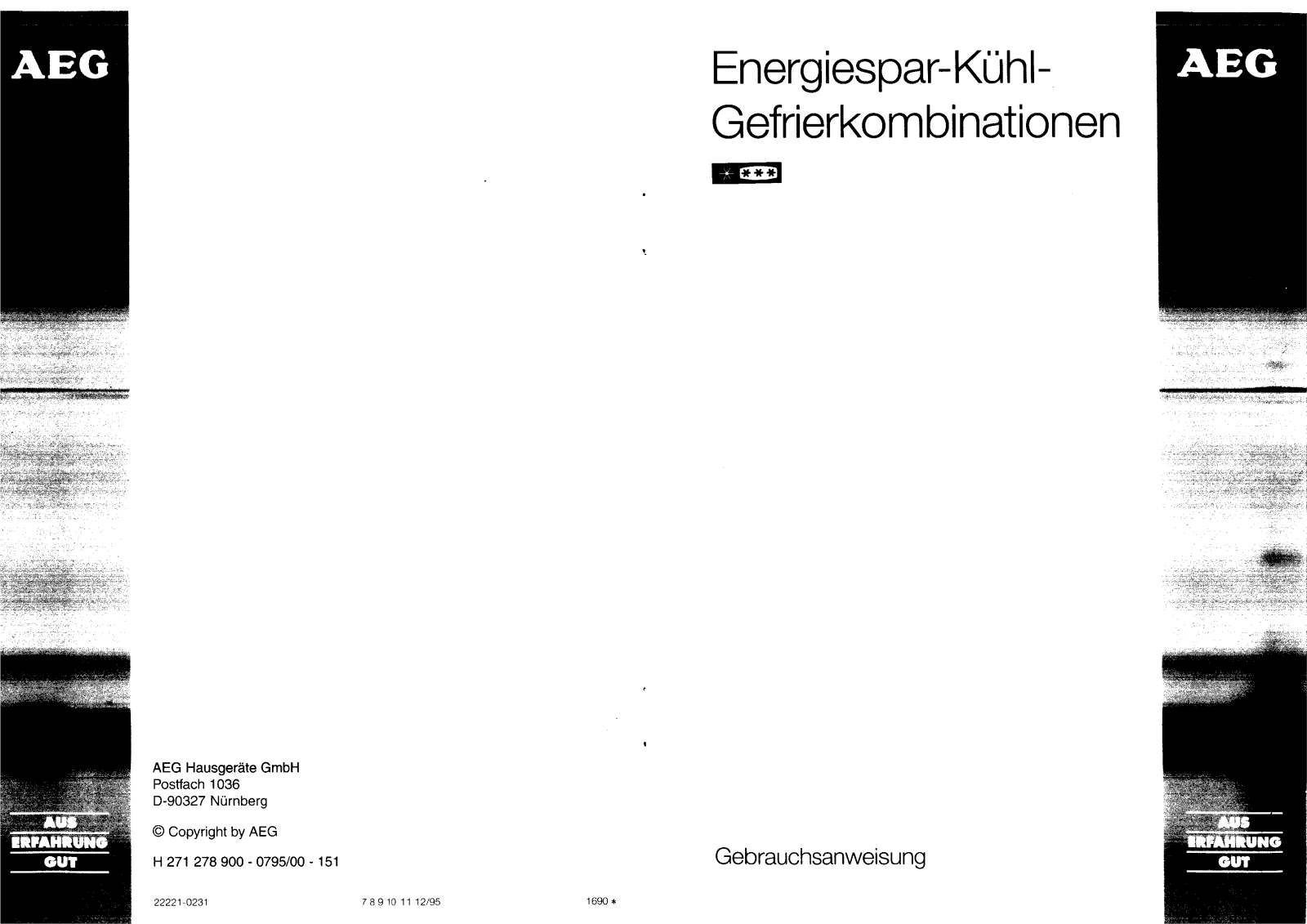 AEG OEKOS2942-1KG User Manual