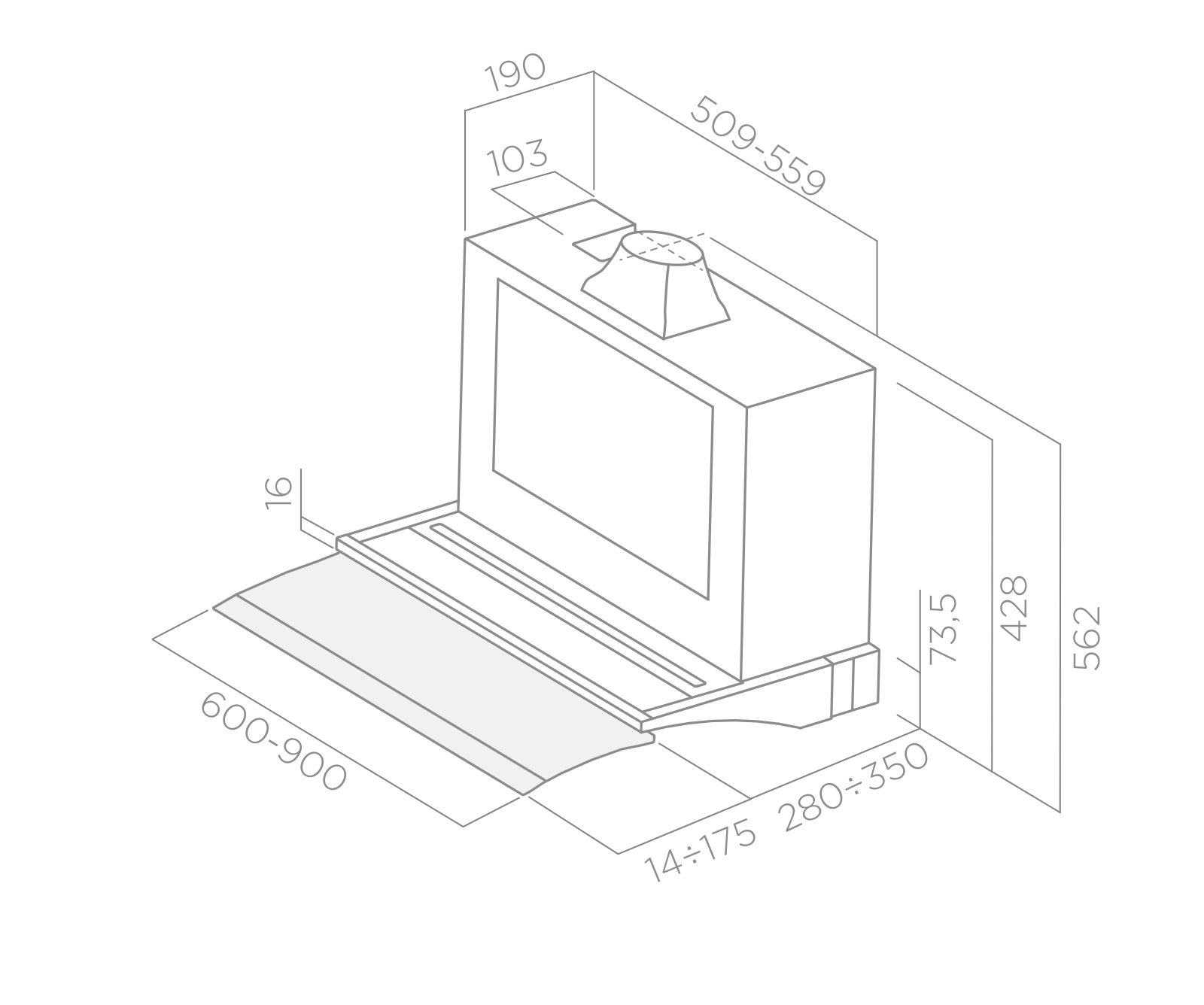 Elica EGL430SS Drawings