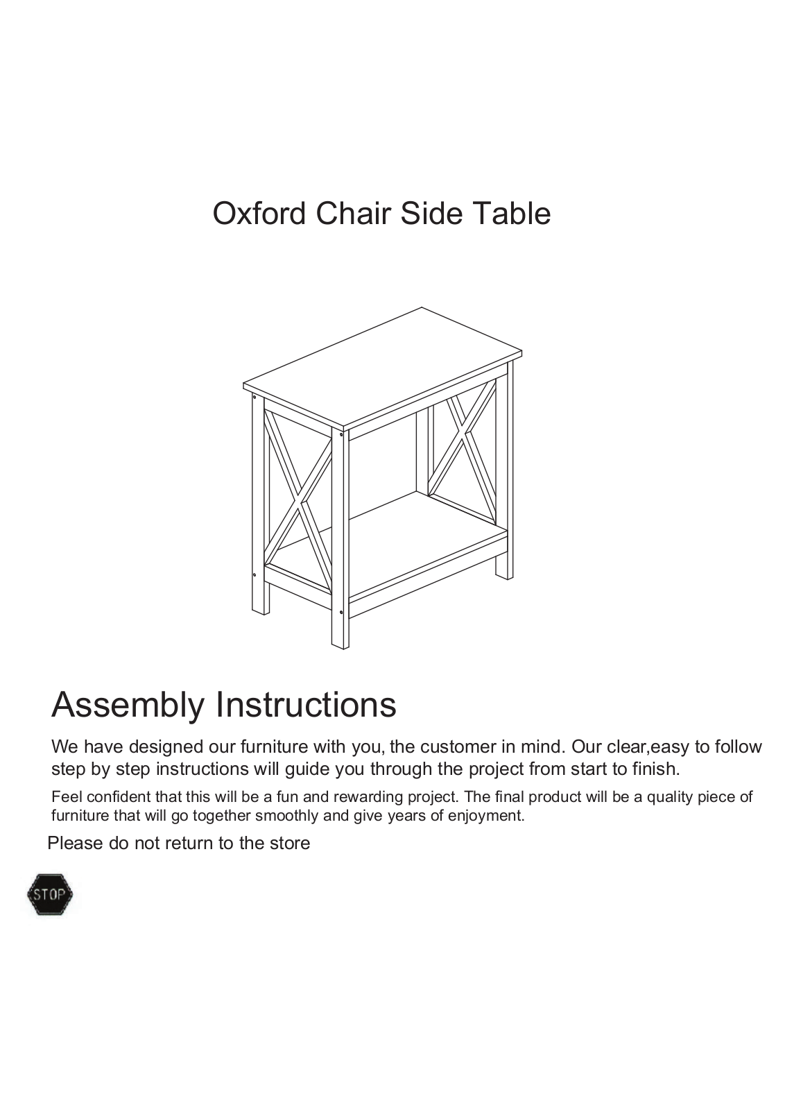 Sand & Stable W004758925 Installation & Assembly - ManualMachine.com