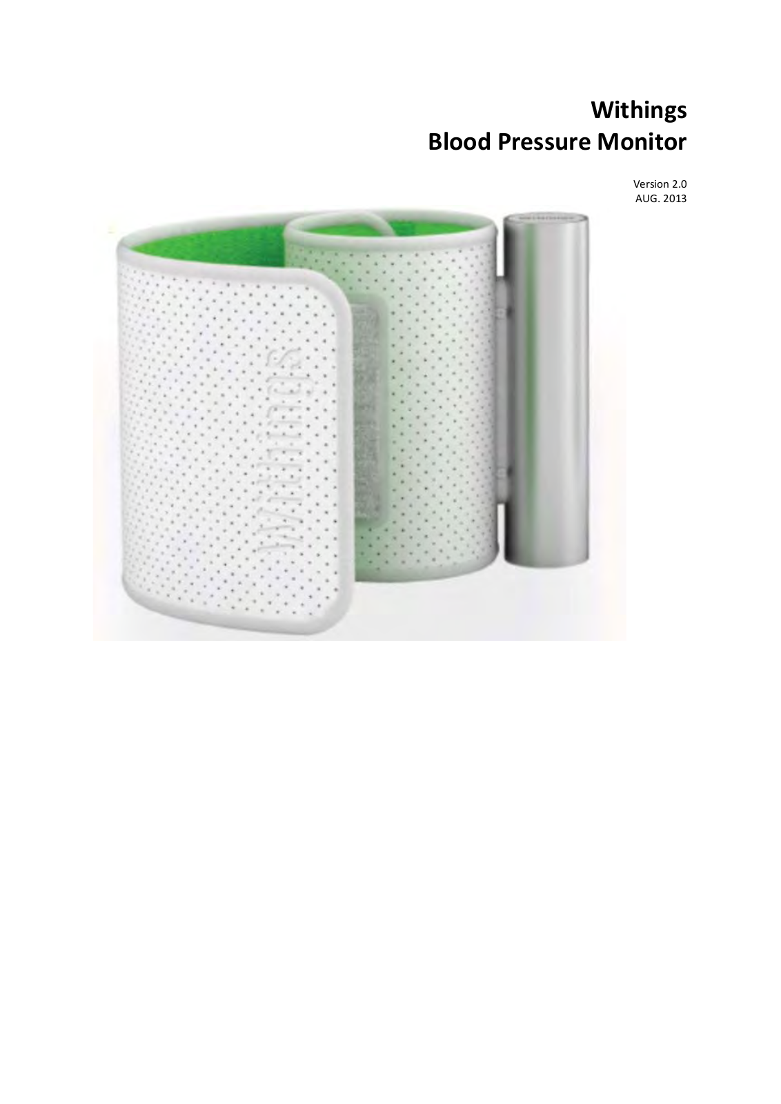 Withings WPM02 Users Manual