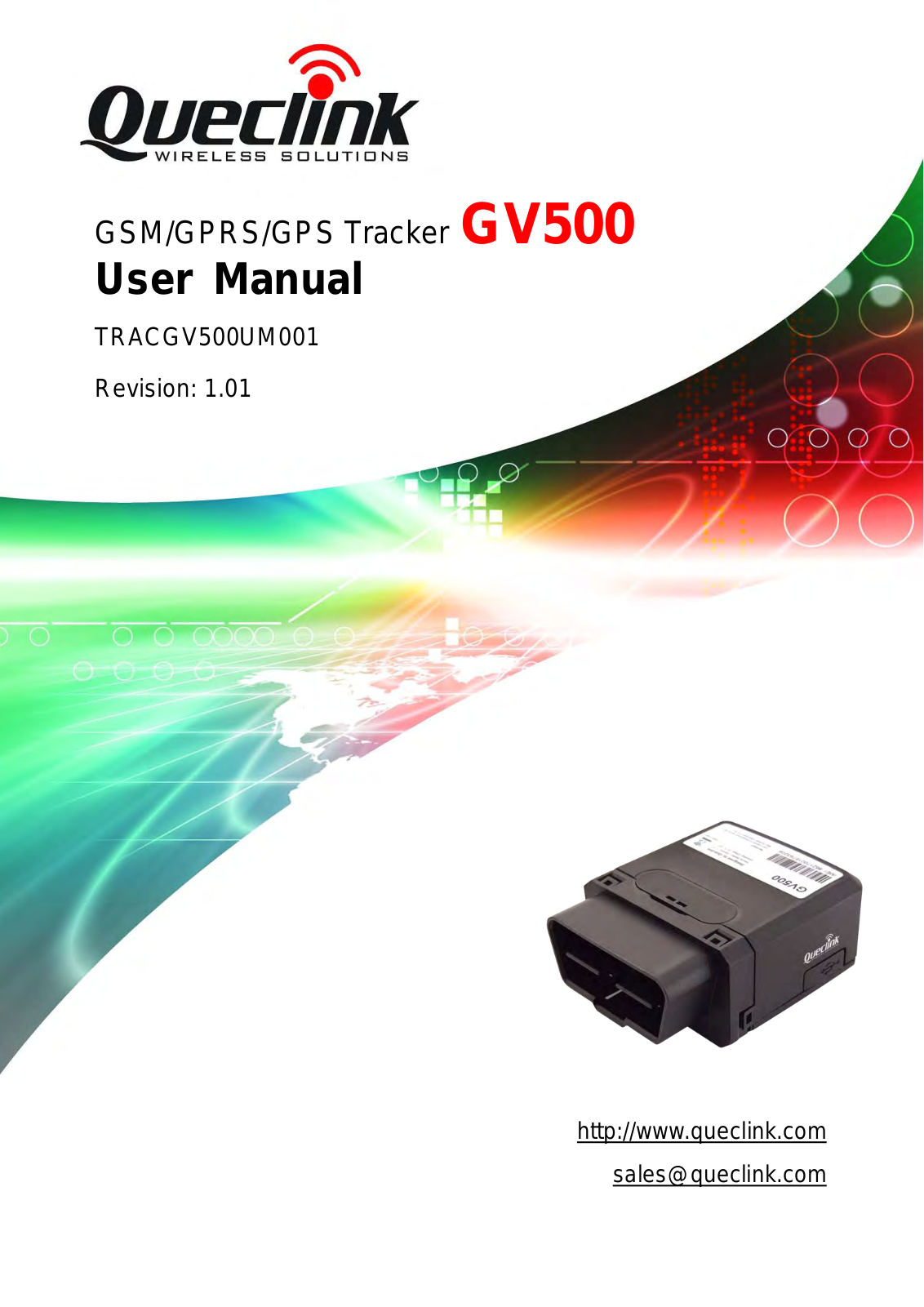 Queclink Wireless Solutions GV500 Users Manual