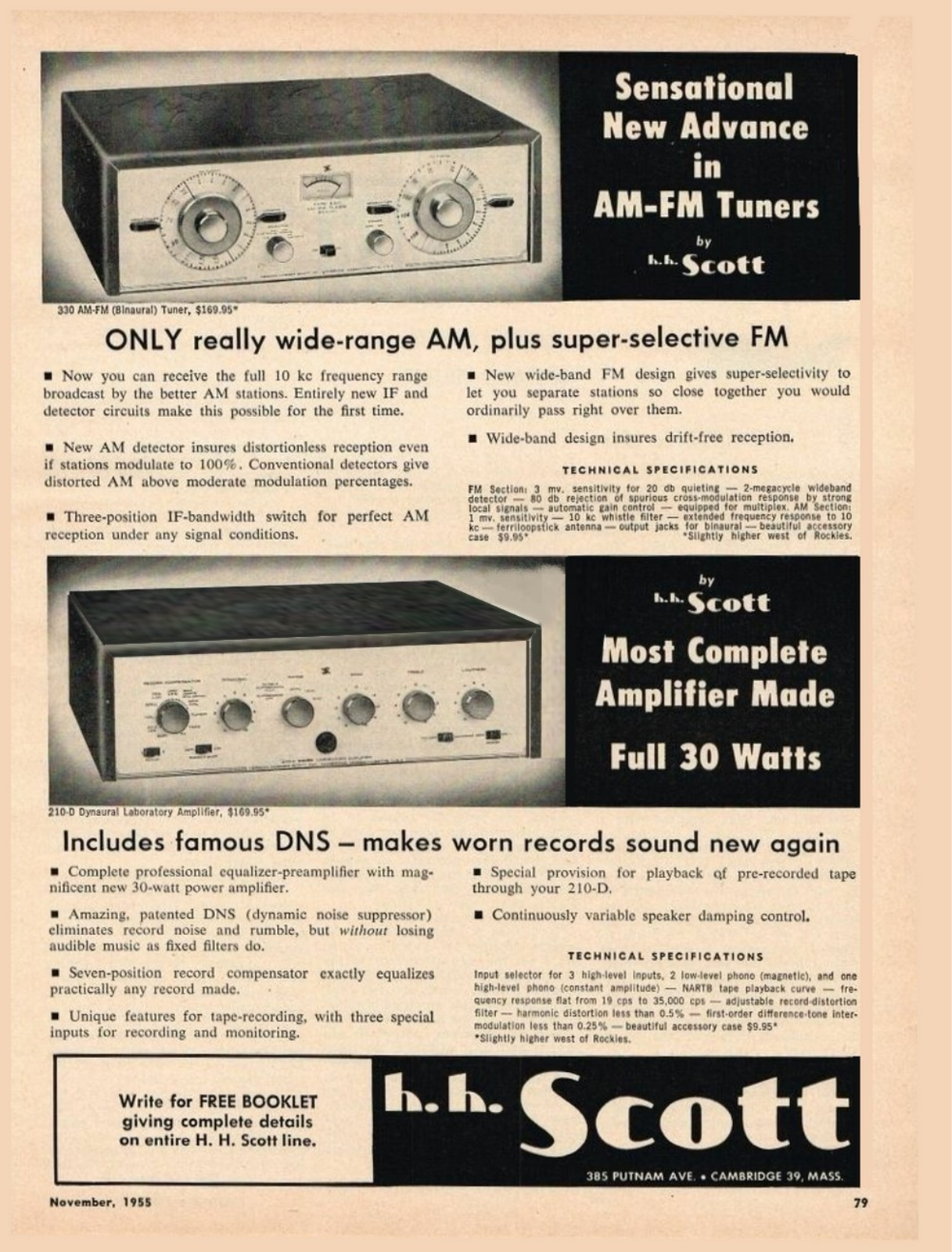 Scott 1955 User Manual