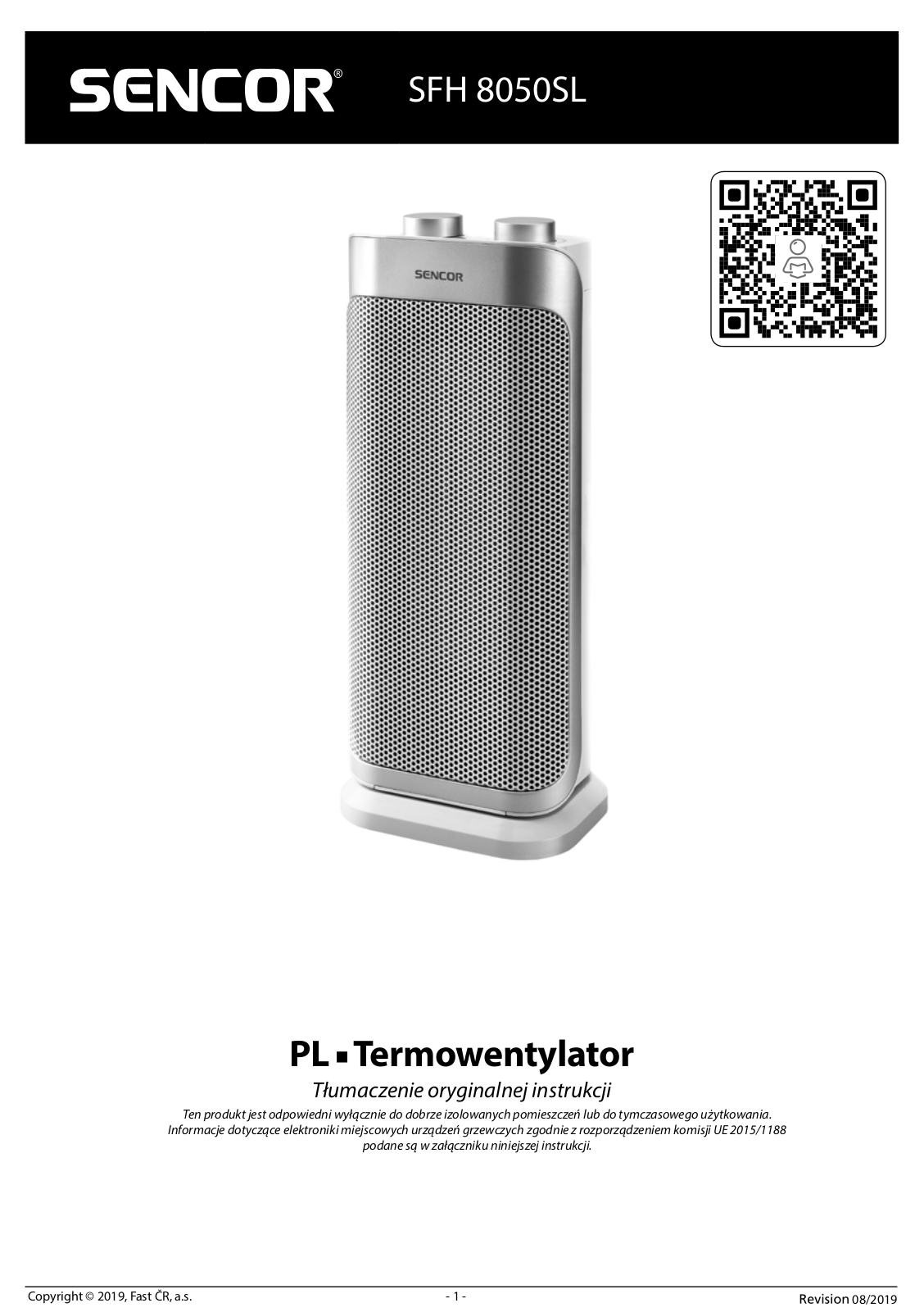SENCOR SFH 8050SL User guide - ManualMachine.com