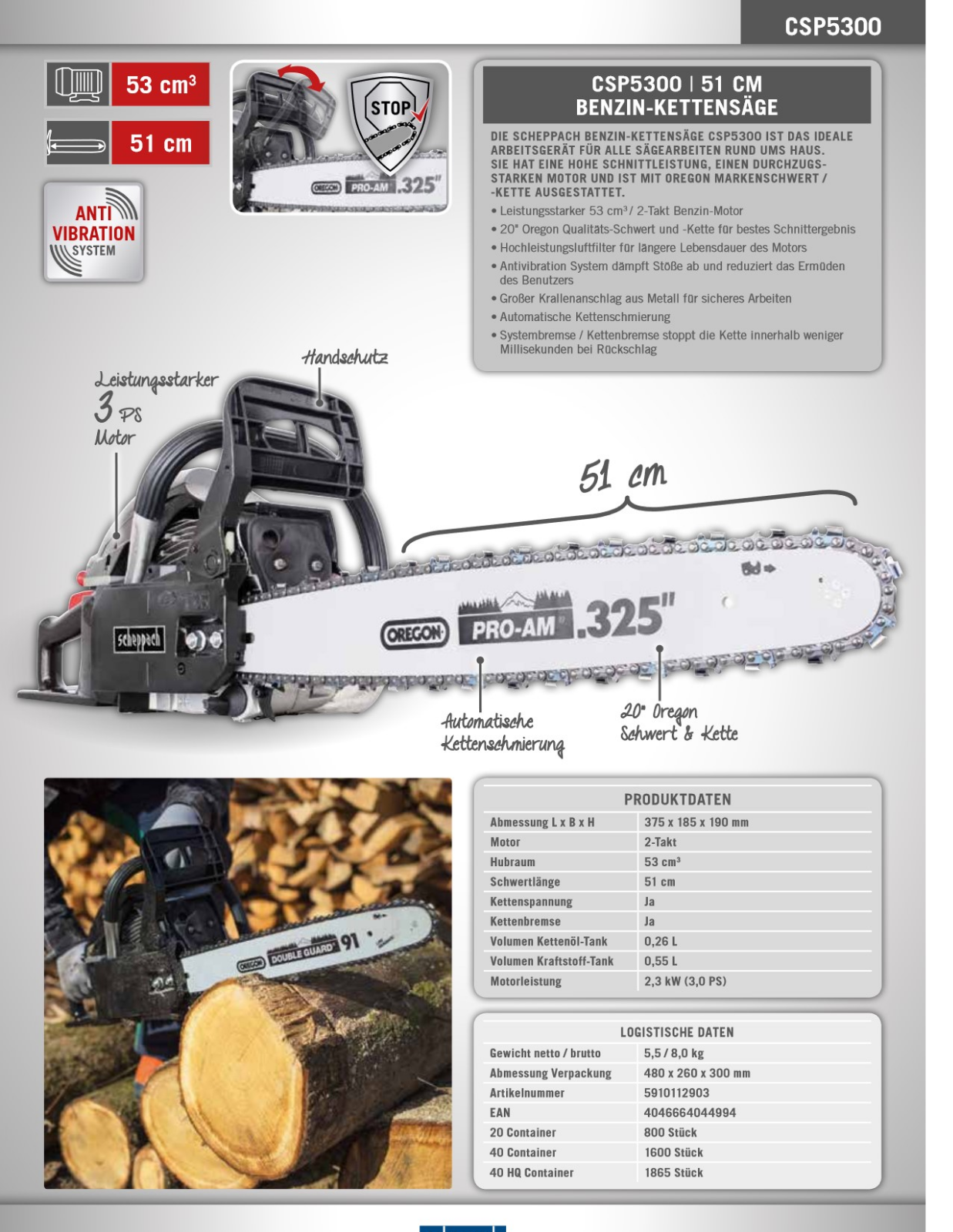 Scheppach CSP 5300 User Manual