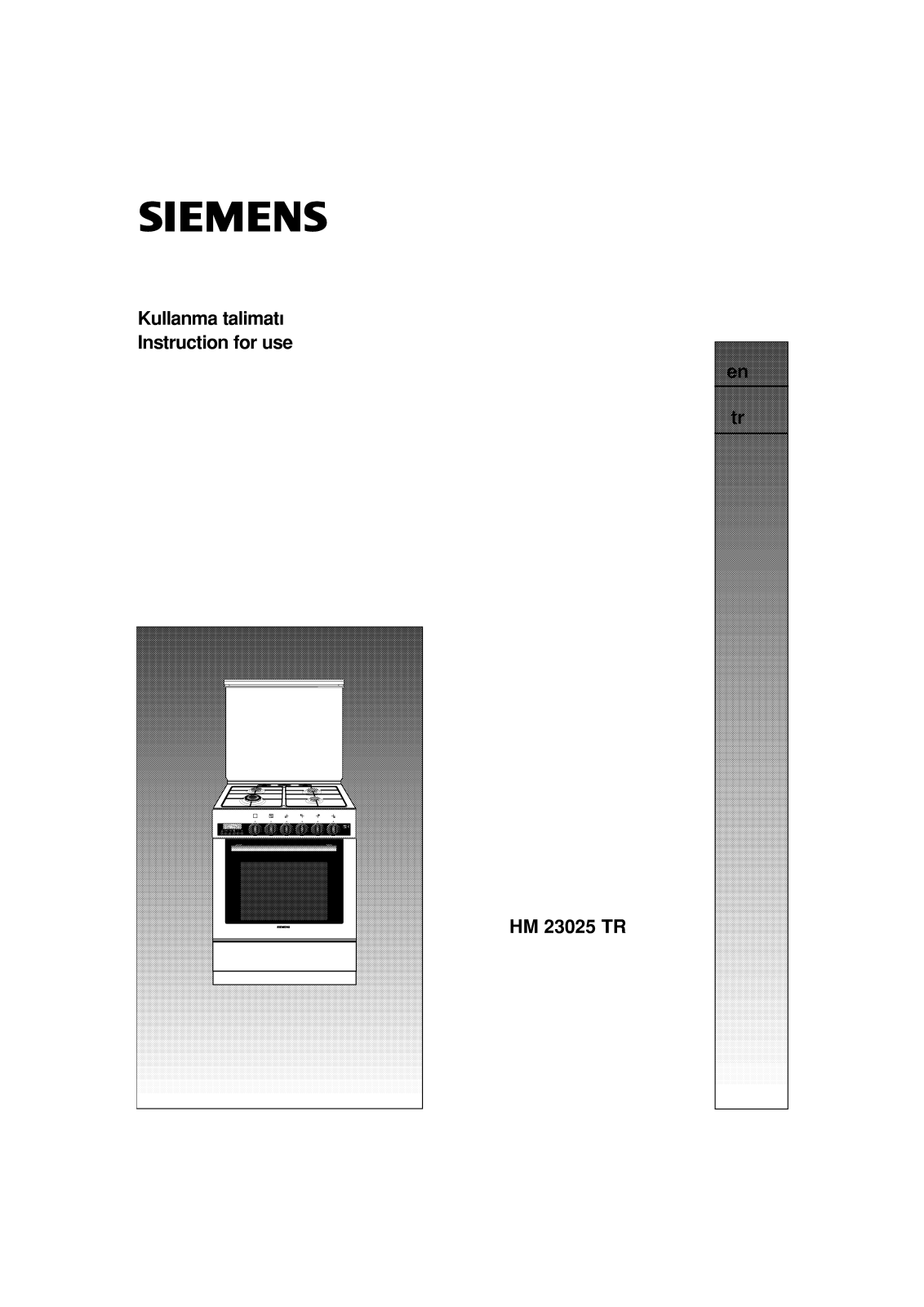 Siemens HM23025TR User guide